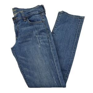 Old Navy The Diva Blue Jeans Size 6 Regular Straight Stretch Denim